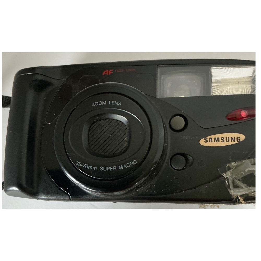 Samsung Vintage 35mm Film Camera Maxima Zoom 77i Macro Lens Black As‎ Is
